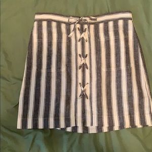 Madewell striped skirt